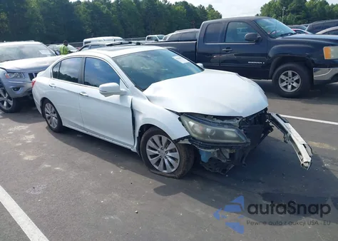 2014 Honda Accord Ex-L from USA, damaged, VIN 1HGCR2F84EA077307